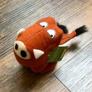 3 1/2" Pumbaa Disney Kelloggs Mini Beans Cereal Box Toy New with Tag